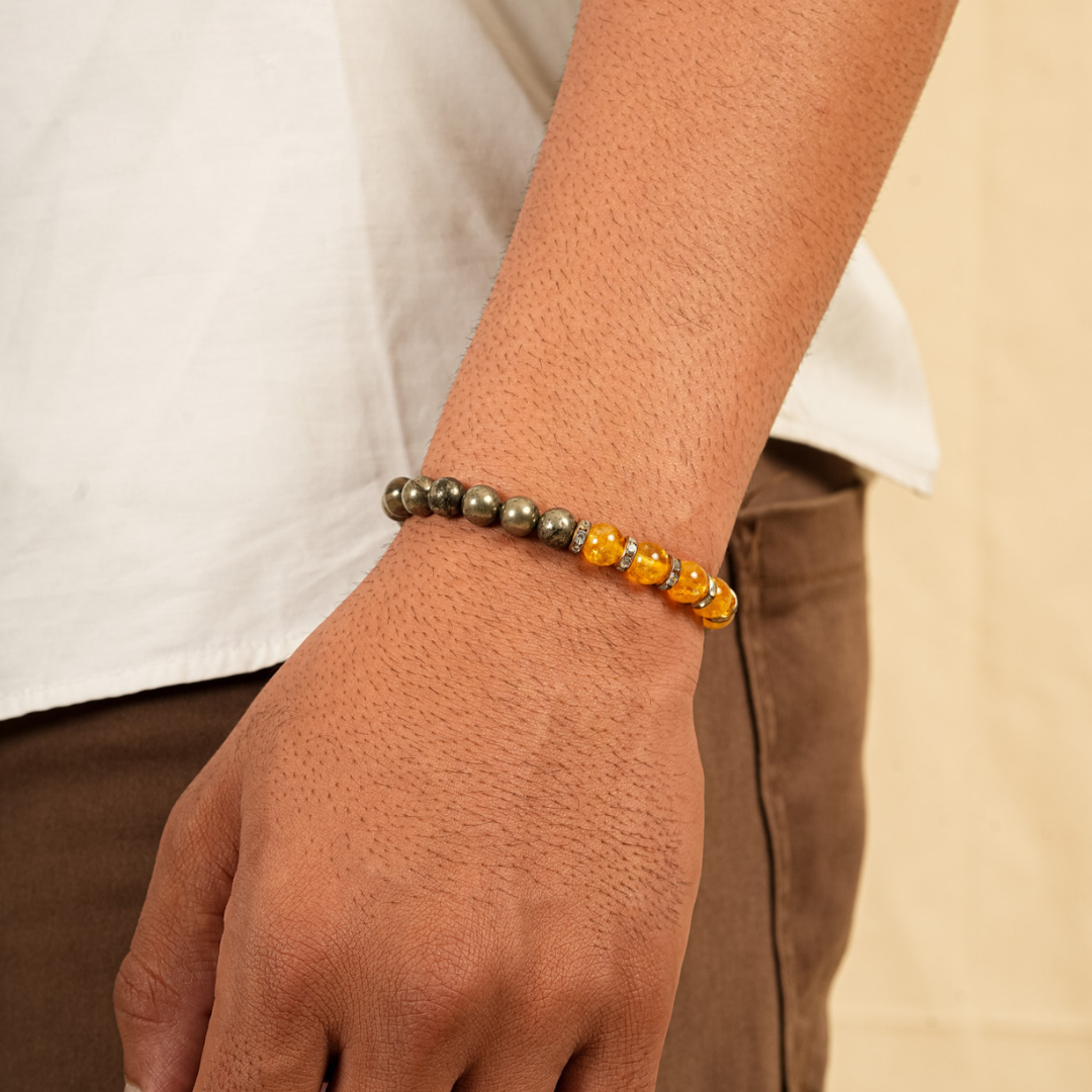 Pyrite and Citrine for Wealth & Abundance