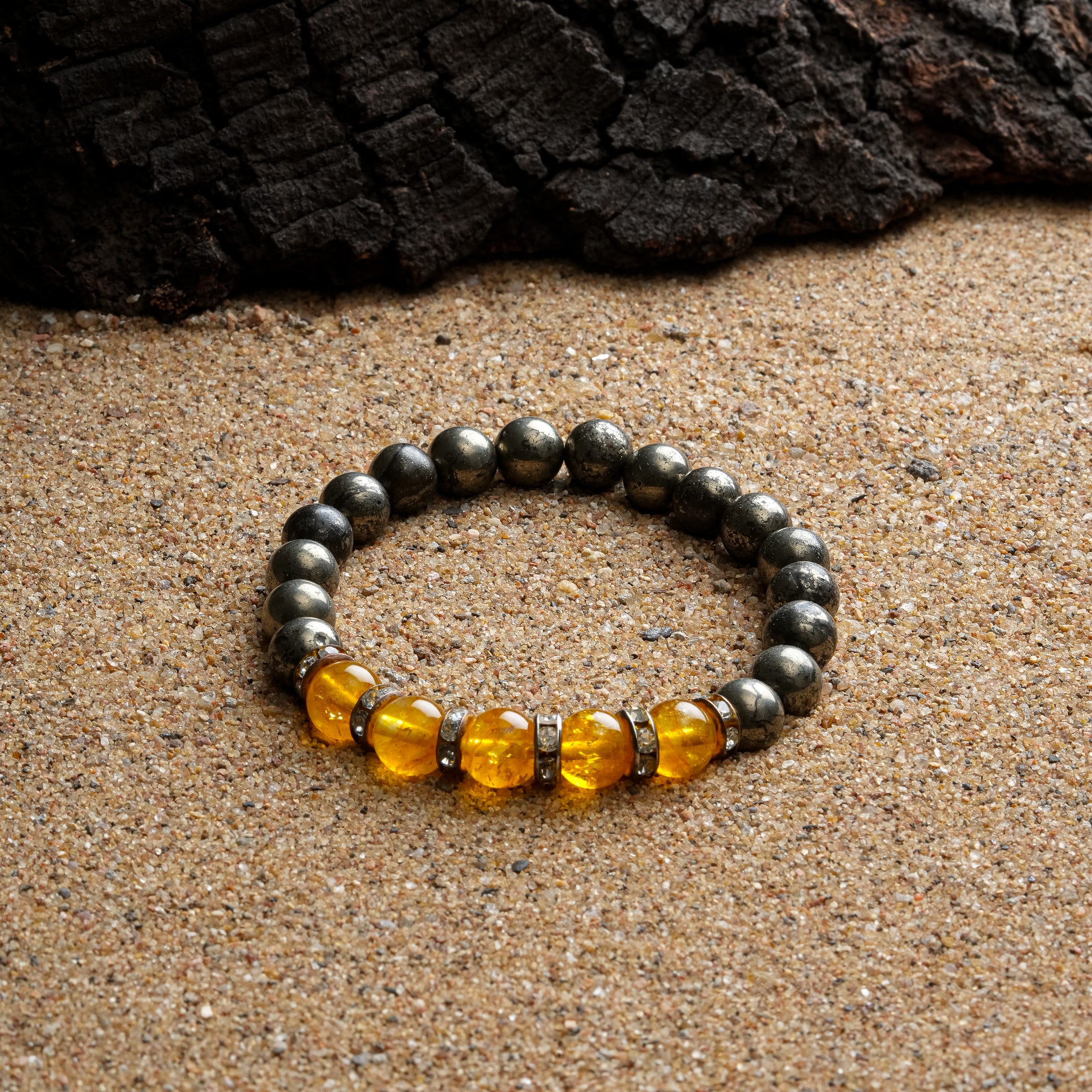 Pyrite and Citrine for Wealth & Abundance