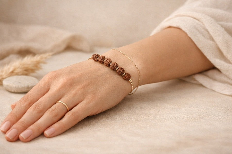 rudraksha beads bracelet