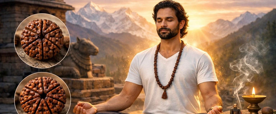 5 mukhi rudraksha mala