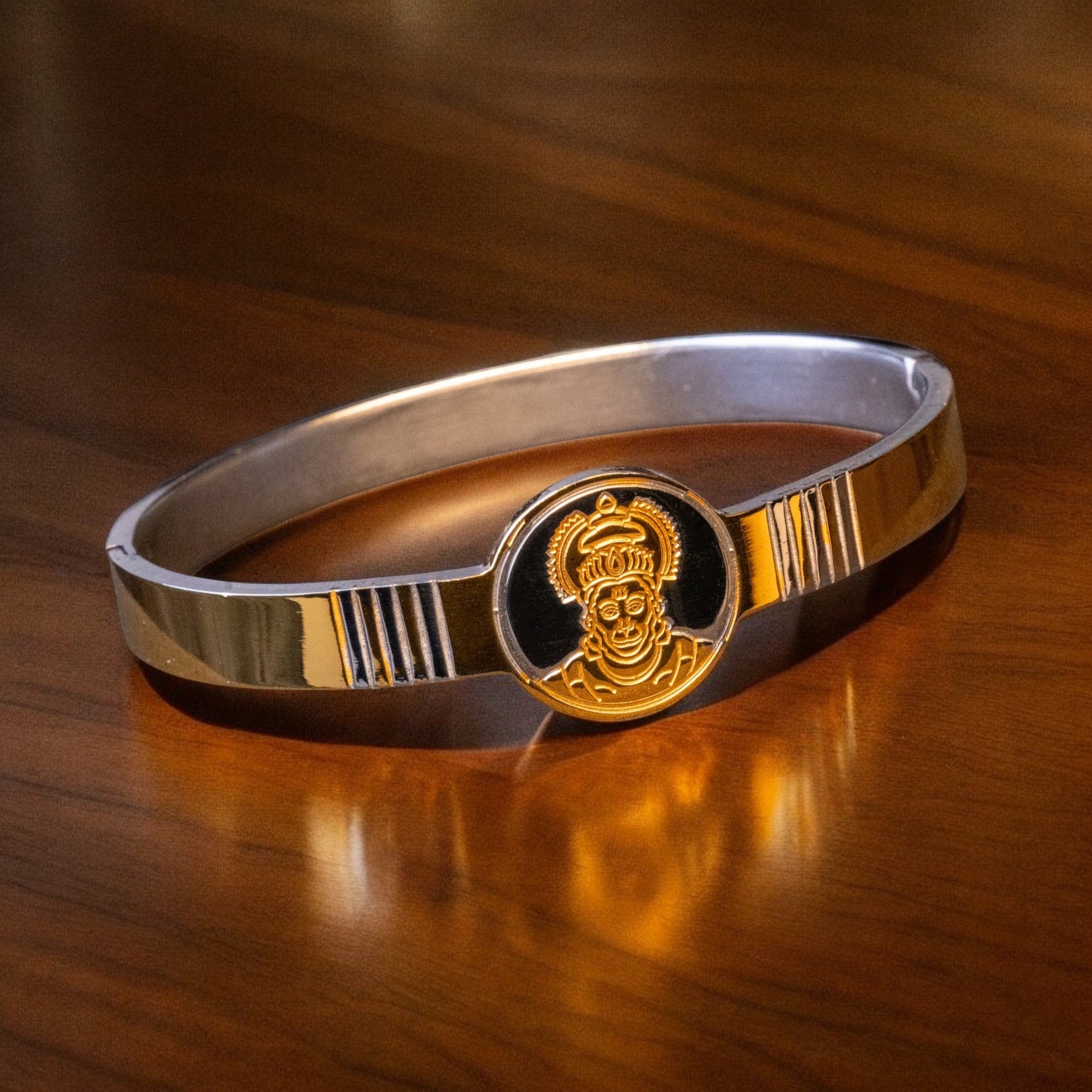 Hanuman Bracelet Kada Premium (IGP Gold Plating)
