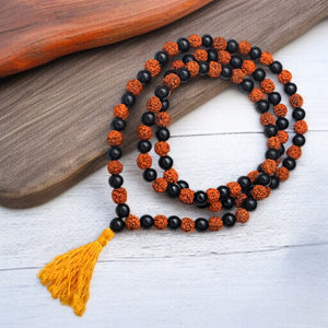 Original Rudraksha Karungali Mala - 108 + 1 Beads — Soultheory certified