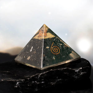 Black Obsidian Pyramid – Protection, Grounding & Negative Energy Blocker