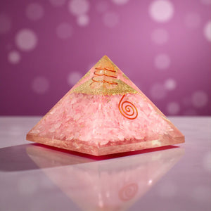 Rose Quartz Pyramid – Love, Harmony & Emotional Healing Stone
