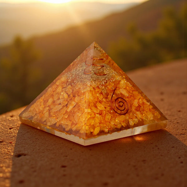 Citrine Pyramid – Wealth, Luck & Prosperity Energy Amplifier