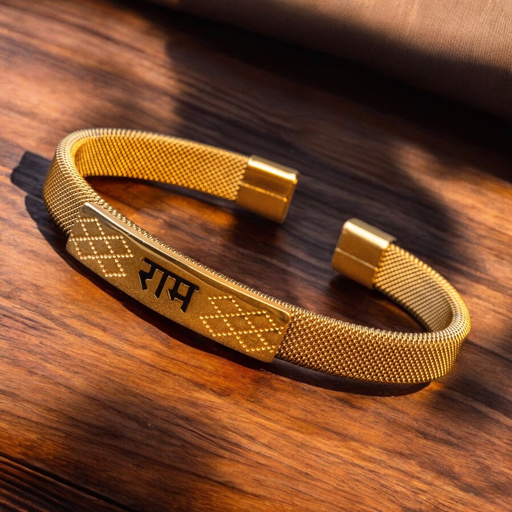 Ram Kada Bracelet (IGP Premium Gold Plating)