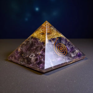 Amethyst Pyramid – Calmness, Protection & Spiritual Healing Crystal