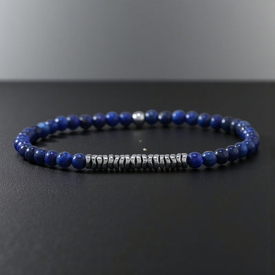 Lapis Lazuli Natural Stone Bracelet - Soultheory certified