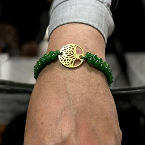 Green Aventurine Tree of Life Bracelet