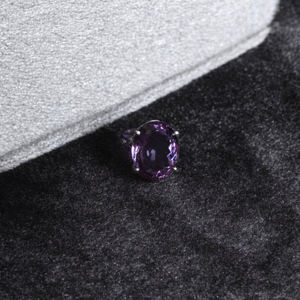 Natural Amethyst Stone Ring