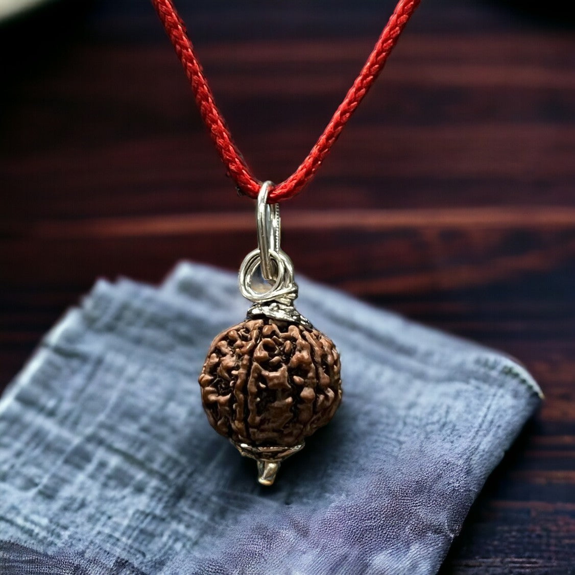 Natural 6 Mukhi Nepali Rudraksha - Chhey Mukhi