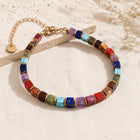 7 Chakra Bracelet with Golden Hematite - Natural Chakra Healing Bracelet