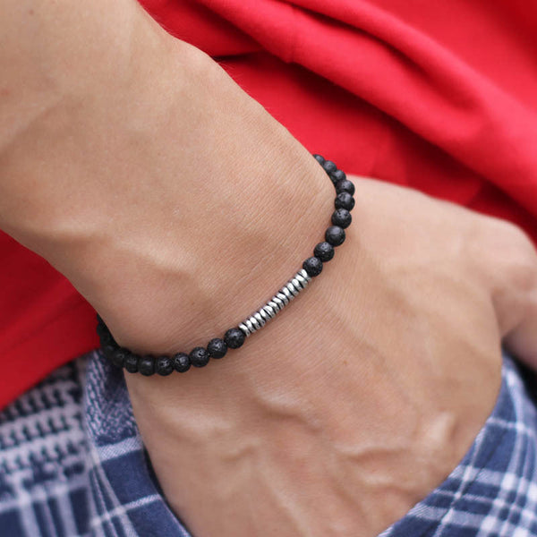 Lava Rock Natural Stone Bracelet