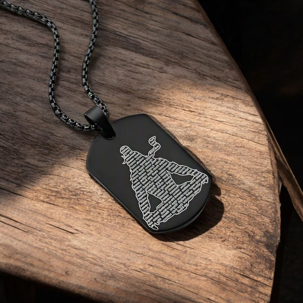 Mahadev Jyotirling Necklace Micro-carved