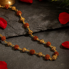 Rudraksha Vel Mala Gold Silver Plated