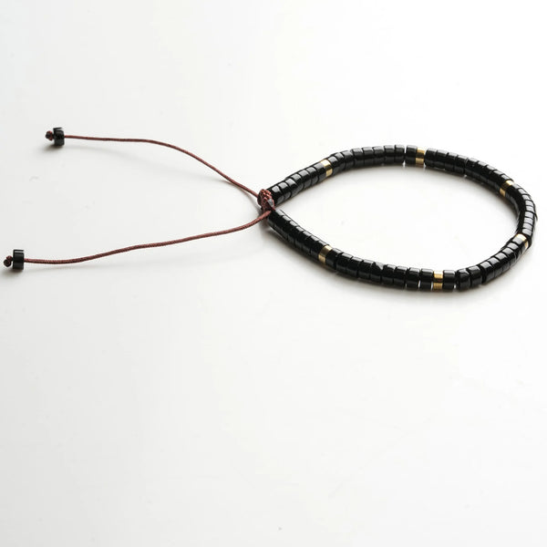 Black Onyx Protection Bracelet x Amethyst Calm & Intuition Bracelet Combo