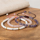 Emotional Reset Recovery Combo - Calm x Healing x Inner Balance Stones - Amethyst + Howlite + Rose Quartz