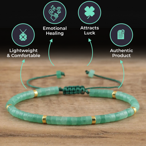 Green Aventurine Tree of Life Bracelet