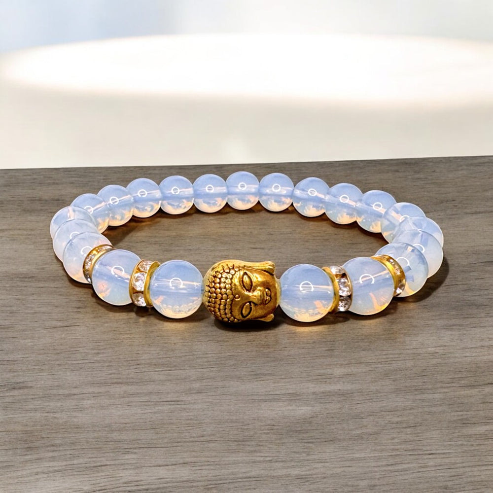 Opal Natural Stone Buddha Bracelet