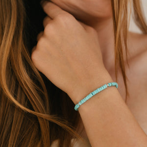 Turquoise Natural Stone Bracelet For Healing, Protection, and Inner Peace