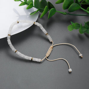 Clear Quartz Natural Stone Bracelet for Clarity, Healing, and Amplification