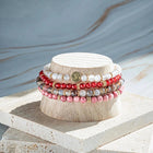Change Bracelet Stack - Moonstone, Carnelian, Botswana Agate & Rhodonite (Set of 4)