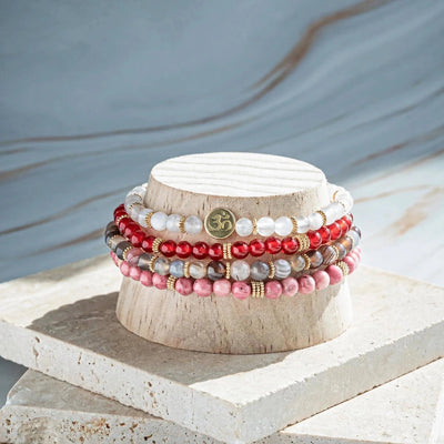 Soultheory Change four-bracelet crystal stack, fine 4 mm hero photograph