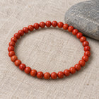 Goldstone 4mm Round Bead Bracelet