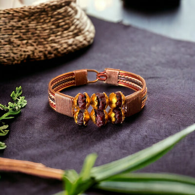 Kids Infant Baby Pure Copper Rudraksha Bracelet - Soultheory certified