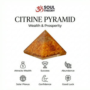 Citrine Pyramid – Wealth, Luck & Prosperity Energy Amplifier