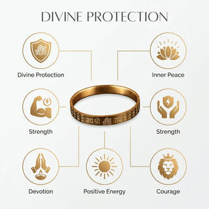 Jai Shree Ram Kada (IGP Premium Gold Plating) — worn on wrist