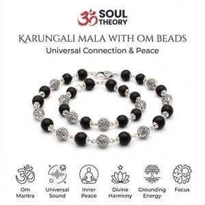 Karungali Mala with Om Beads