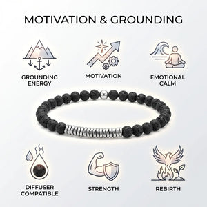 Lava Rock Natural Stone Bracelet