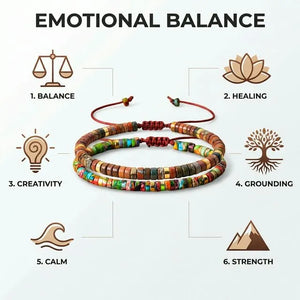 Picasso x Multi Imperial Jasper Emotional Balance Healing Bracelet