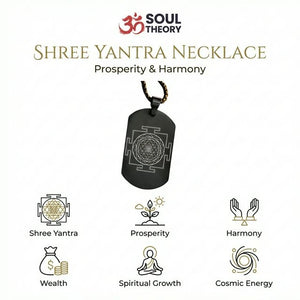 Prosperity Shree Yantra Tag Necklace Locket