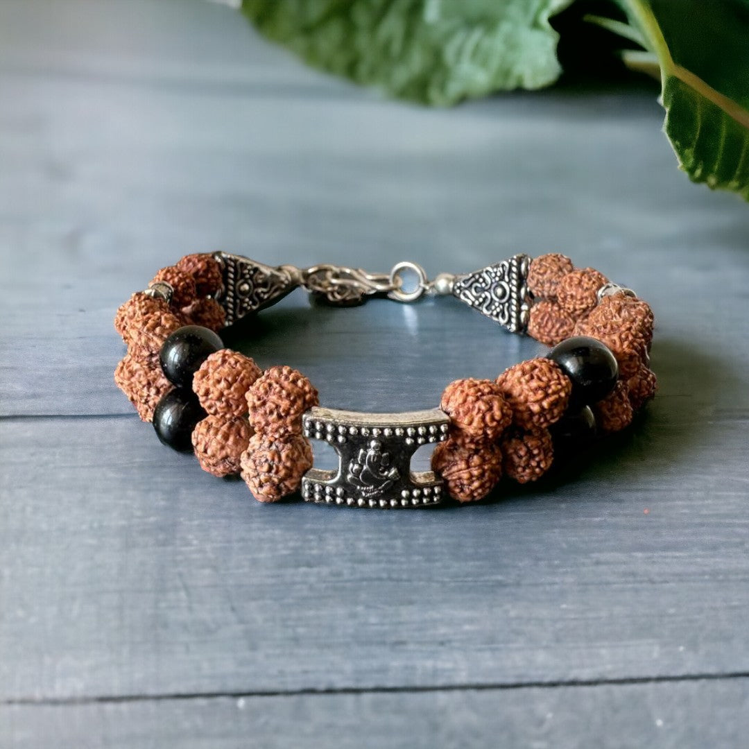 Ganesh Ji Rudraksha Bracelet