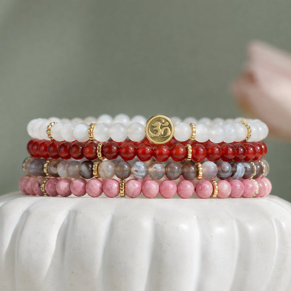 Change 4 mm crystal bracelet stack - hero product photograph