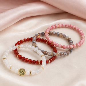 Change 4 mm crystal bracelet stack - silk styling photograph