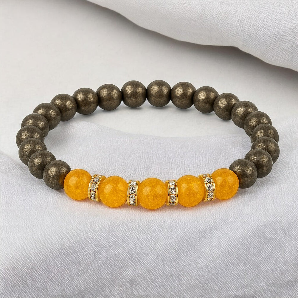Pyrite and Citrine for Wealth & Abundance