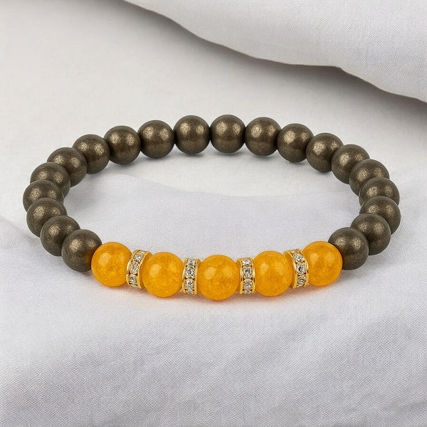 Pyrite and Citrine for Wealth & Abundance