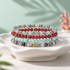 Healthy Bracelet Stack - Labradorite, Carnelian, Amazonite & Botswana Agate (Set of 4)