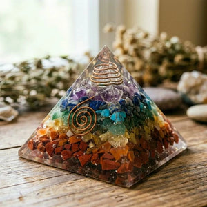 7 Chakra Pyramid – Full-Body Energy Balance & Aura Cleansing Tool