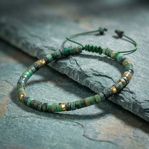 African Turquoise Natural Stone Bracelet – Stone of Evolution & Strength — Soultheory certified