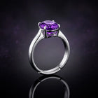 Natural Amethyst Stone Ring