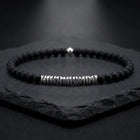 Black Onyx Matte Natural Stone Bracelet