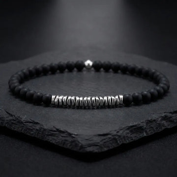 Black Onyx Matte Natural Stone Bracelet