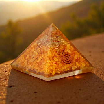 Citrine Pyramid - Wealth, Luck & Prosperity Energy Amplifier