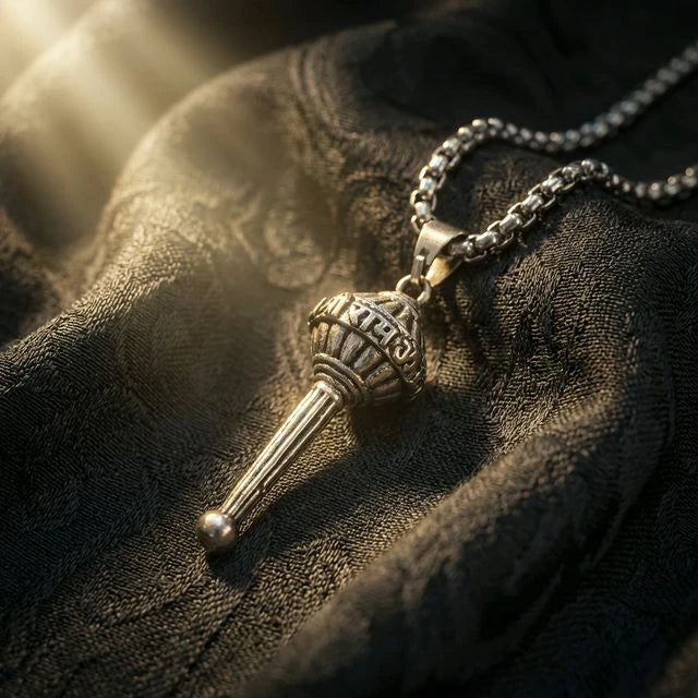 Hanuman Ji Gada Pendant Necklace