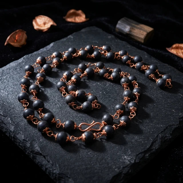 Karungali Copper Malai Necklace