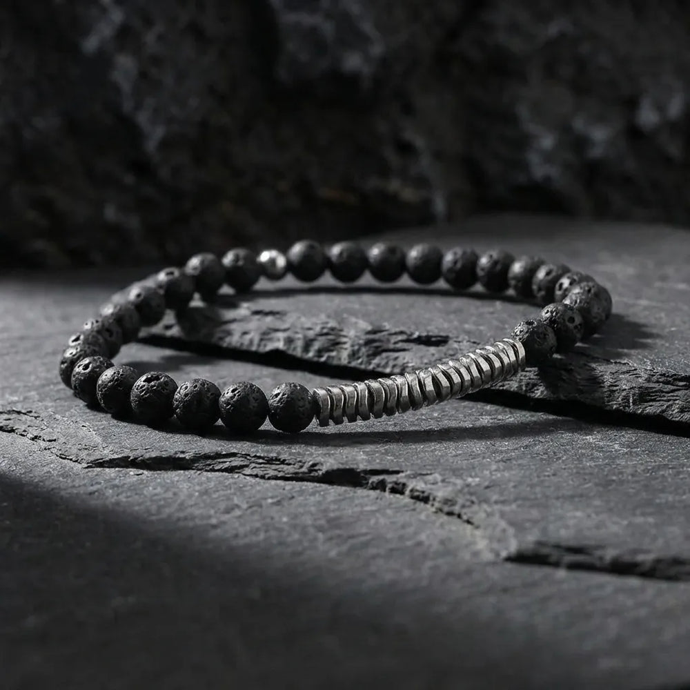 Lava Rock Natural Stone Bracelet
